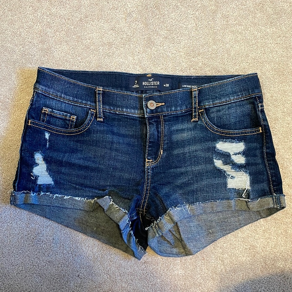 Short jean shorts